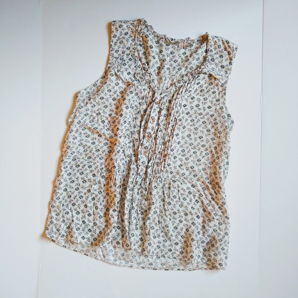 Anthropologie blouse floral top